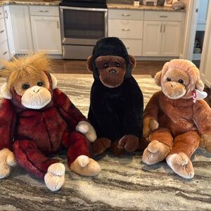 TY Babies Congo, Bongo and Schweetheart. Excellent condition.